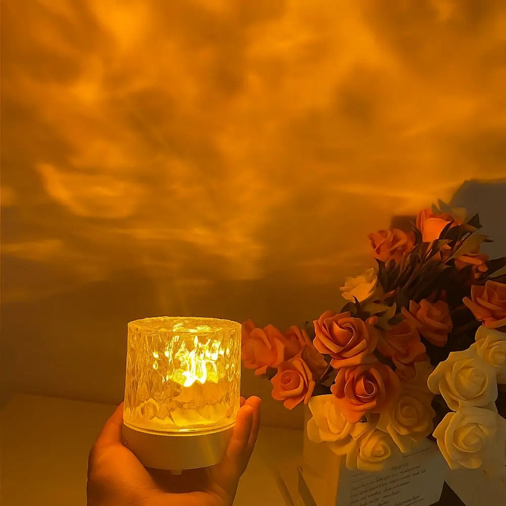 LED Rotating Ripple Light Projection-By Luminelle