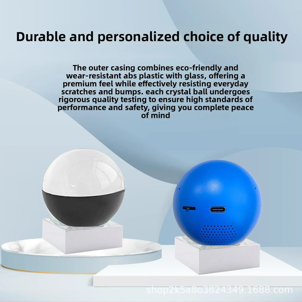 Personalized 3D LED Crystal Ball Photo & Video Display Globe Gift