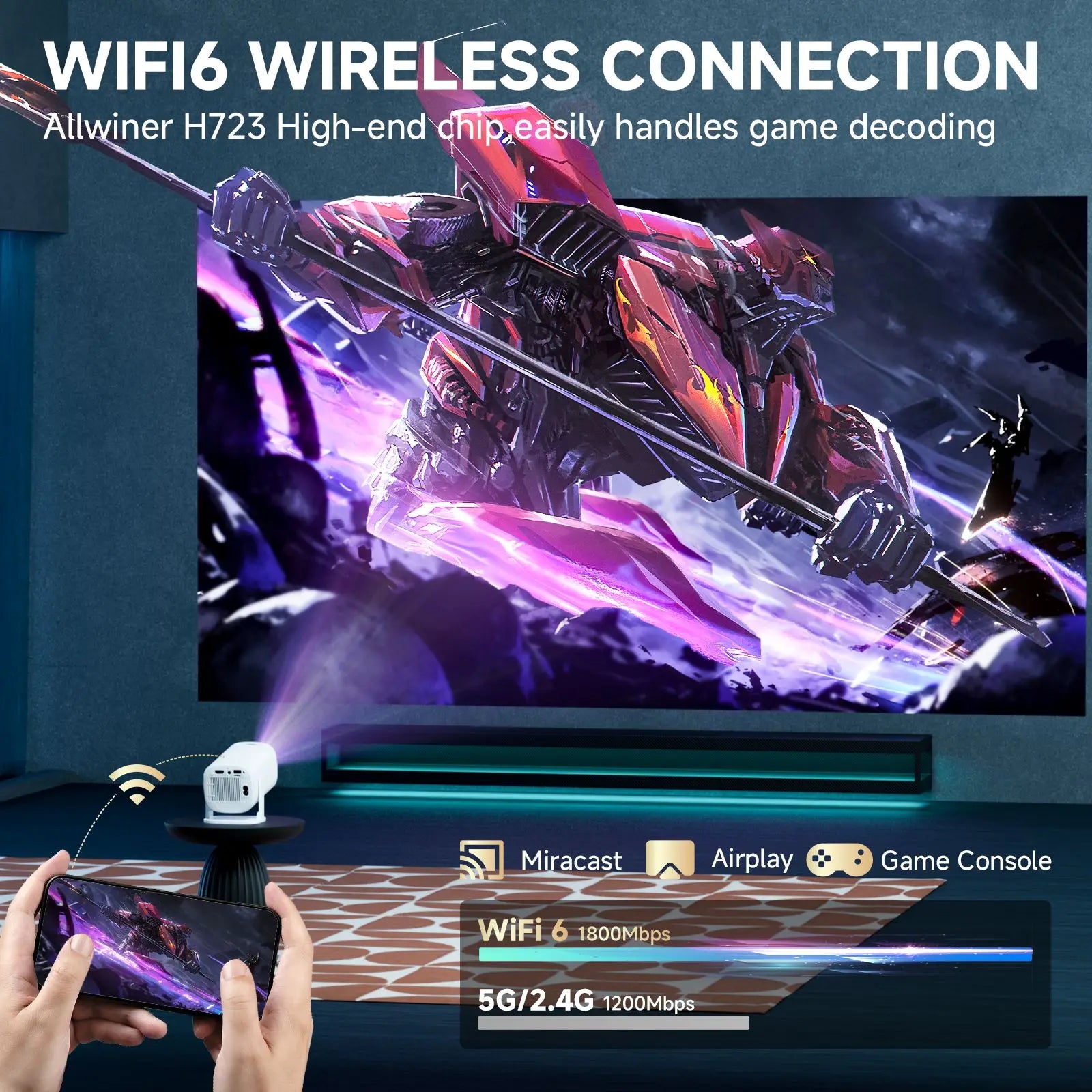 Mini Projector-By Luminelle