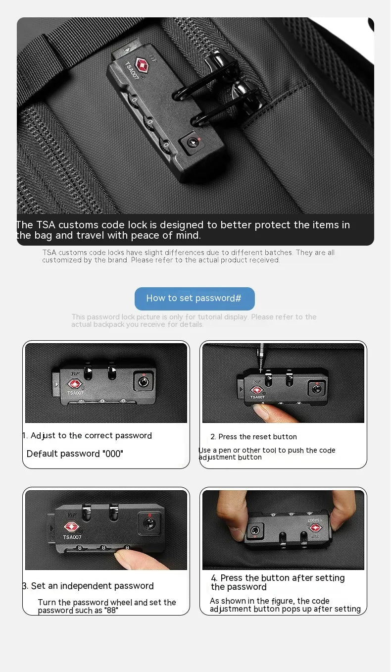 Vacuum Compression Large-capacity Backpack-By Luminelle